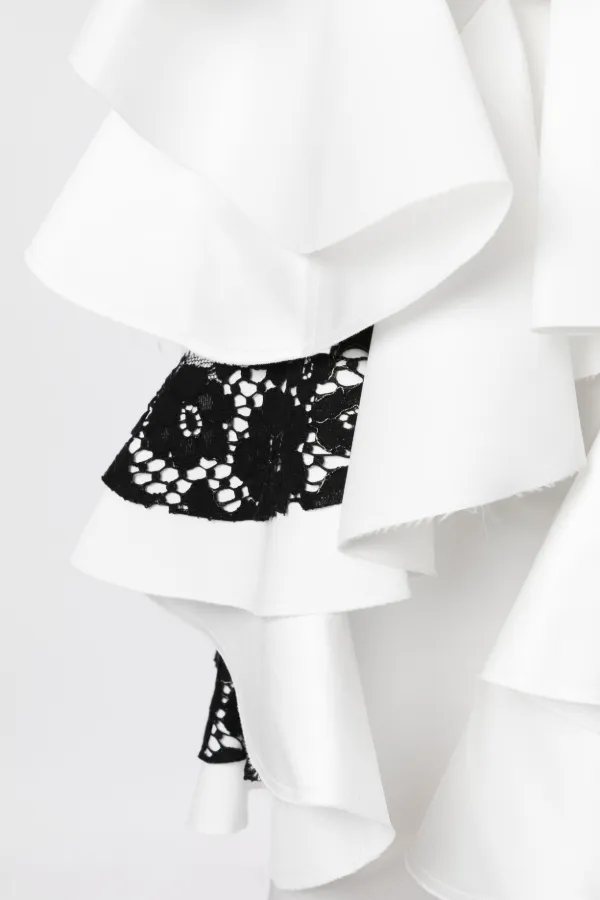 COMME des GARCONS ⭐️ラッフル ノースリーブドレス　ワンピース Comme Des Garçons ラッフル ドレス | ブラック | FARFETCH JP