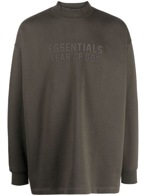 FEAR OF GOD ESSENTIALS crew-neck logo-print sweatshirt Men