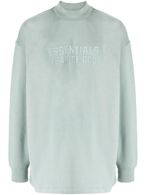 FEAR OF GOD ESSENTIALS crew-neck logo-print sweatshirt Men