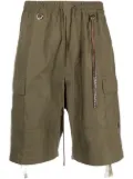 Mastermind World drawstring-waist cargo shorts - Green