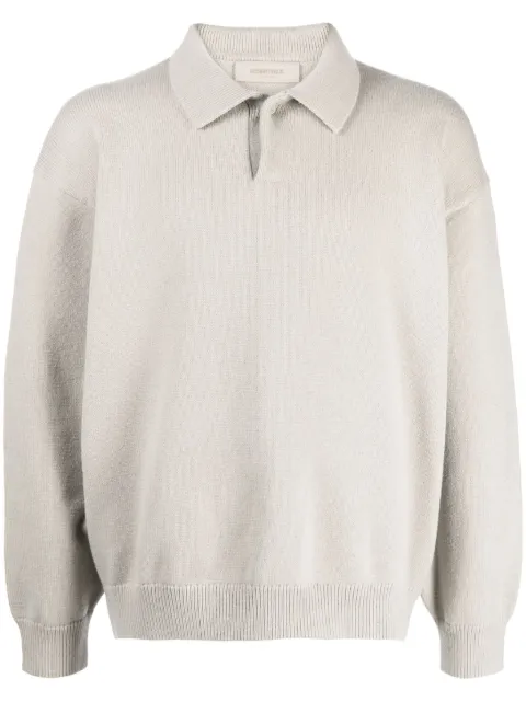 FEAR OF GOD ESSENTIALS long-sleeve polo top