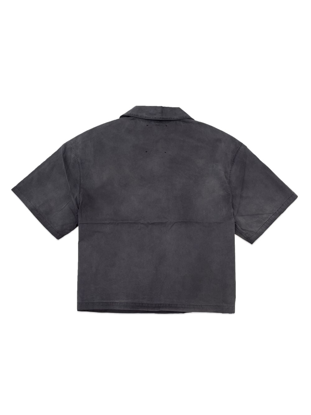 Shop Purple Brand Short-sleeve Cotton Shirt In Black