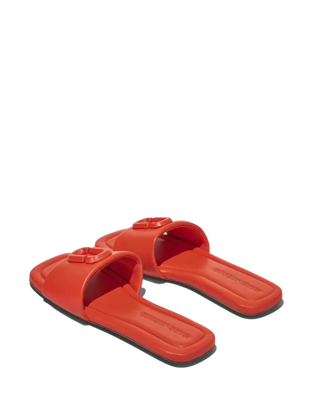 Marc Jacobs The J Marc Leather Slides In Red
