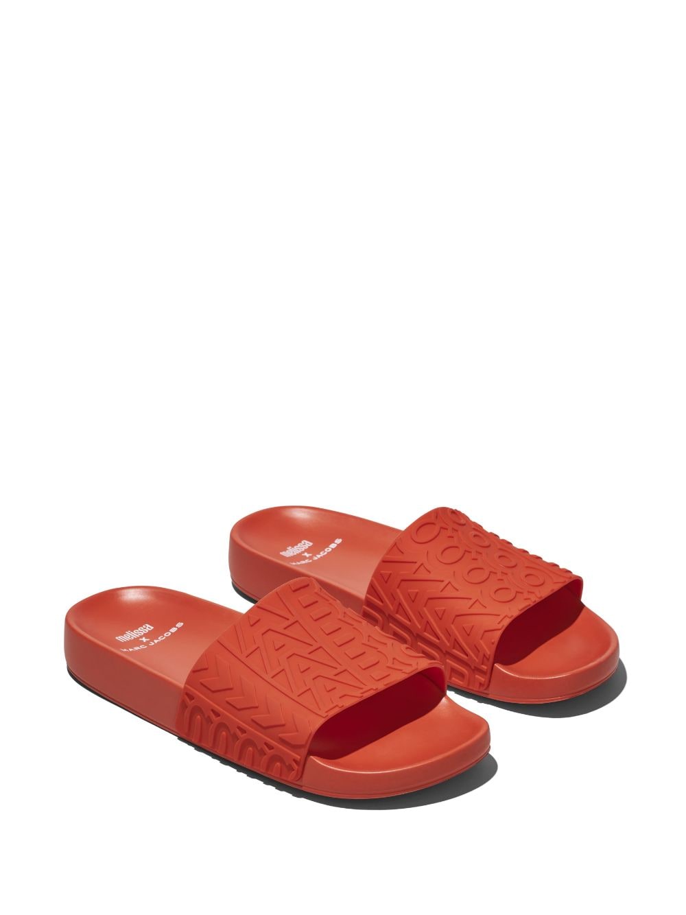Marc Jacobs x Melissa slippers met logo-reliëf - Oranje