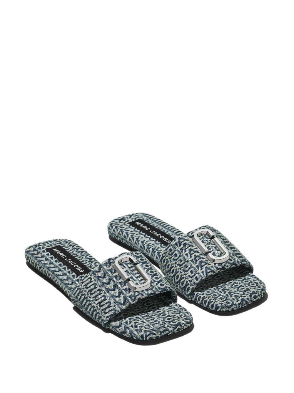 Marc Jacobs Denim slippers - Groen