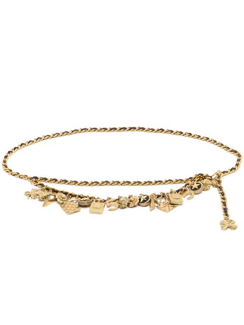 HOT SALE CHANEL 1994 Icon charms chain belt Women