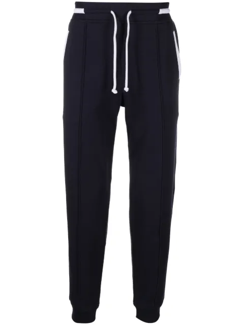 Brunello Cucinelli drawstring cotton track pants