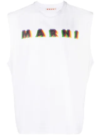 Marni ロゴ タンクトップ - Farfetch