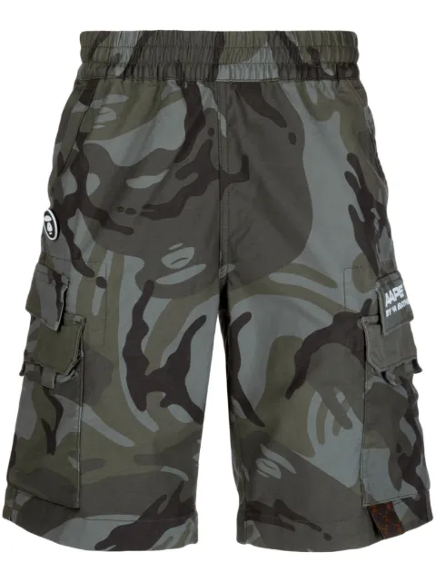 AAPE BY *A BATHING APE® cargo-shorts med kamuflagetryk