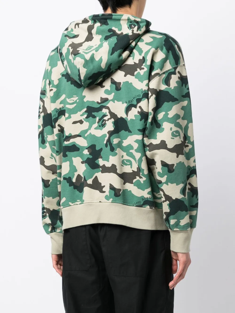 Bathing ape camo clearance hoodie