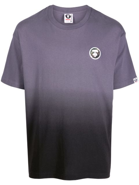 AAPE BY *A BATHING APE logo-print gradient T-shirt Men