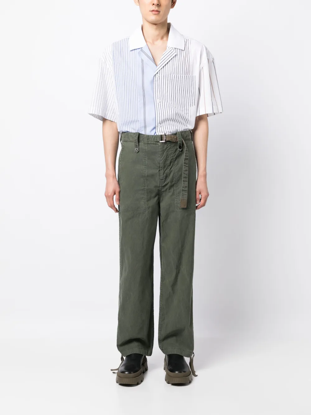 sacai Straight broek - Groen