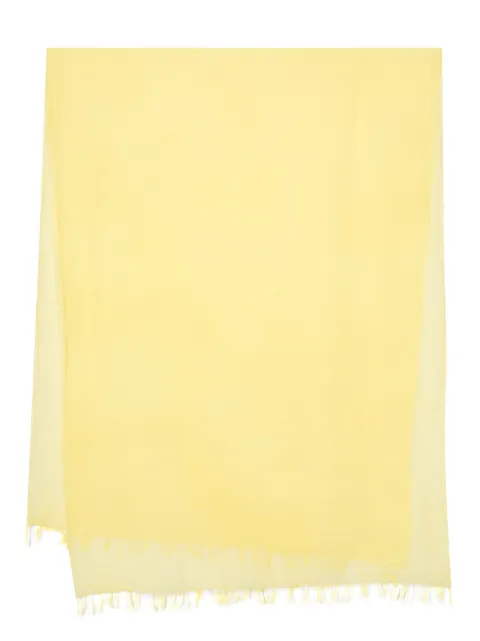 Aspesi Kids frayed-hem cotton scarf