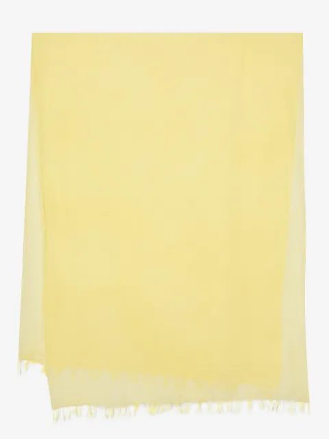 Aspesi Kids frayed-hem cotton scarf