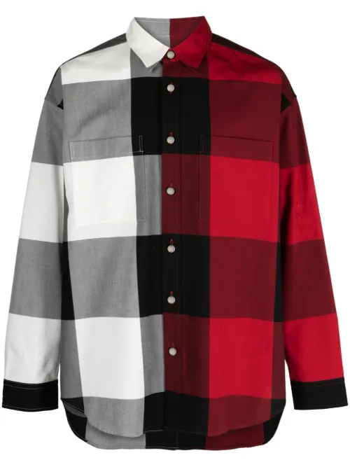 Chemise en coton à carreaux - Mastermind Japan - Modalova