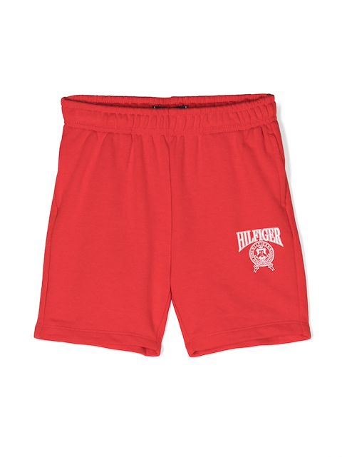 Tommy Hilfiger Junior logo-print jersey shorts