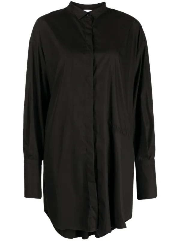 ワンピース PATOU COTTON SHIRT DRESS WITH LOGO EMBROIDERY Patou | JP monogram embroidery mini polo dress in piqué