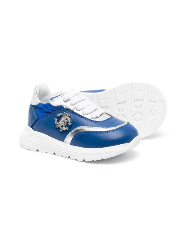 Roberto Cavalli ★ White & Blue オーガンザスカート ★ 4-6Y Roberto Cavalli ☆ White & Blue オーガンザスカート ☆ 4-6Y