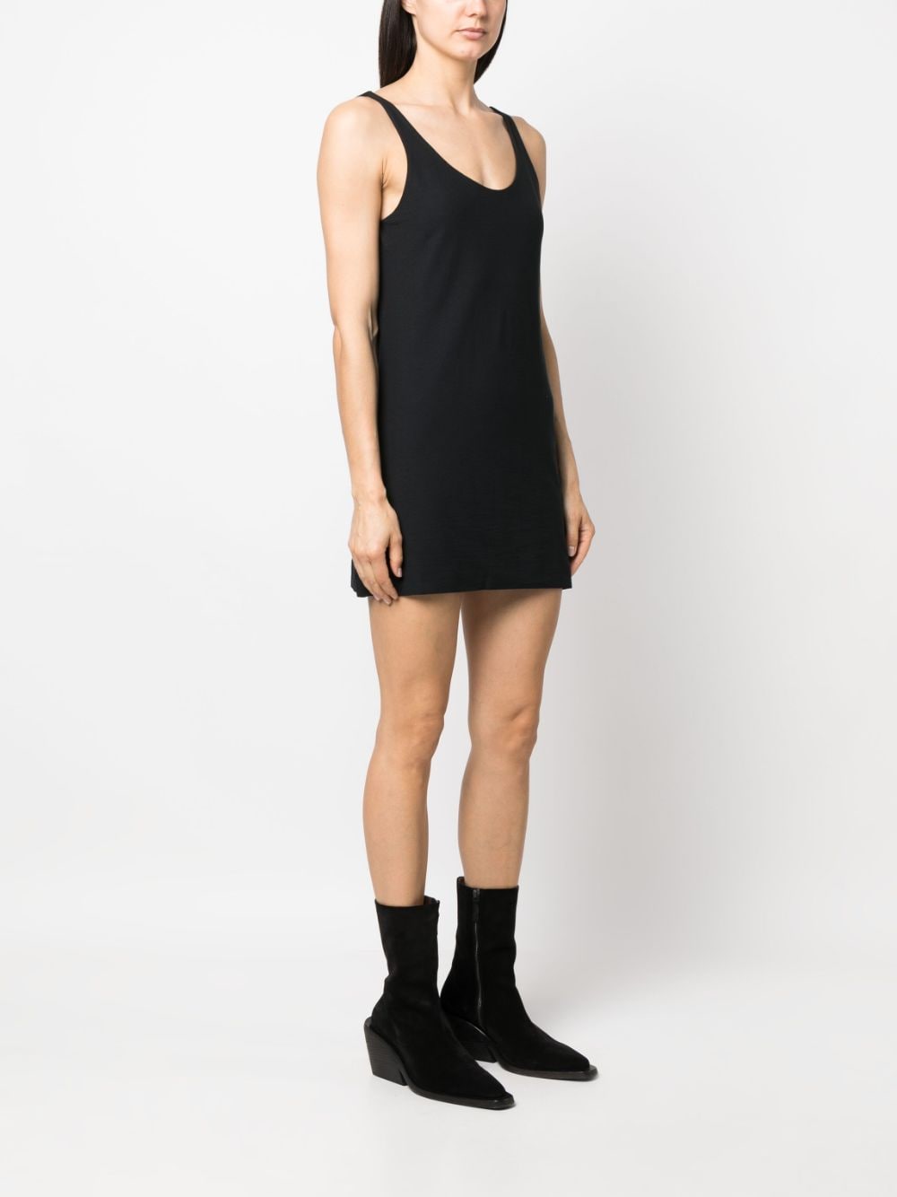 Shop Our Legacy Tank Sleeveless Minidress In Schwarz