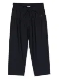 Il Gufo drawstring-waist pants - Blue