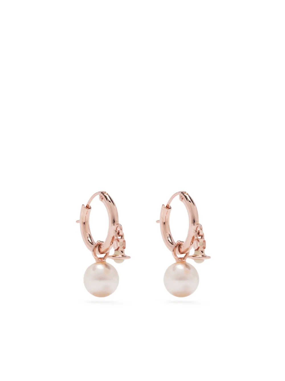 Vivienne Westwood Fenella Earrings In Pink Gold ModeSens