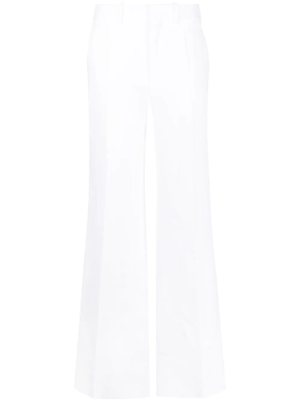 Chloé Klassische High-waist-hose In White