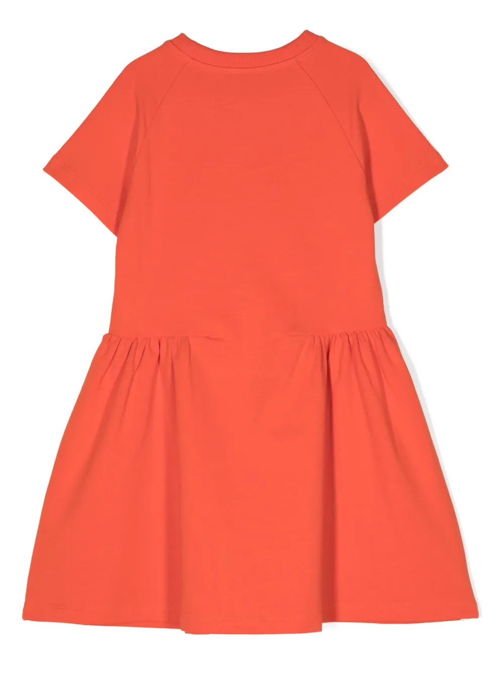 Moschino Kids Jurk met logoprint - Oranje