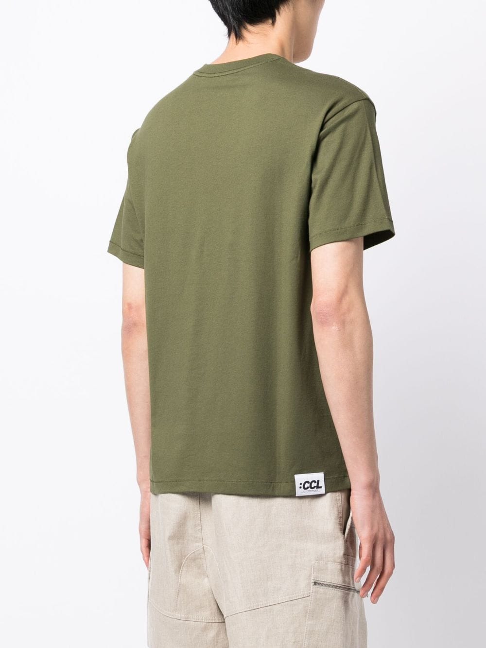 Shop Chocoolate Logo-print Cotton T-shirt In Green