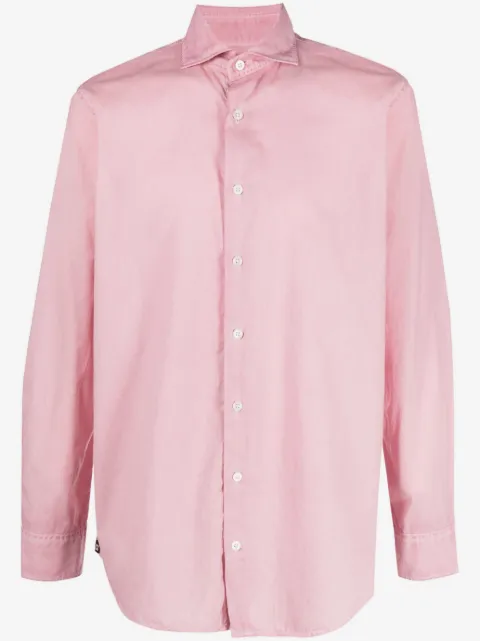 Lardini chemise en coton à manches longues