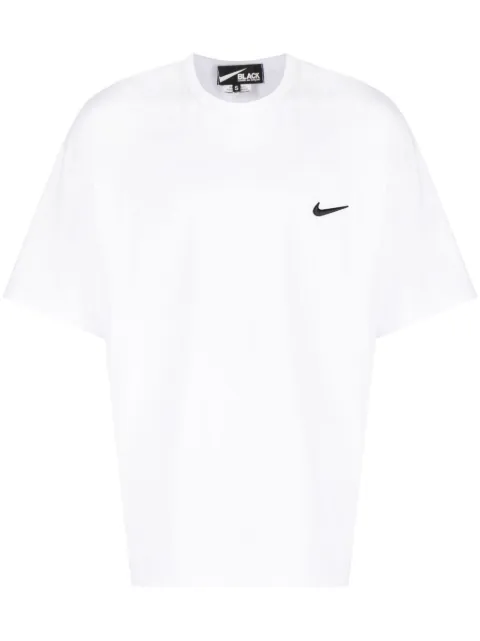 Black Comme Des Garçons logo-print short-sleeve T-shirt 