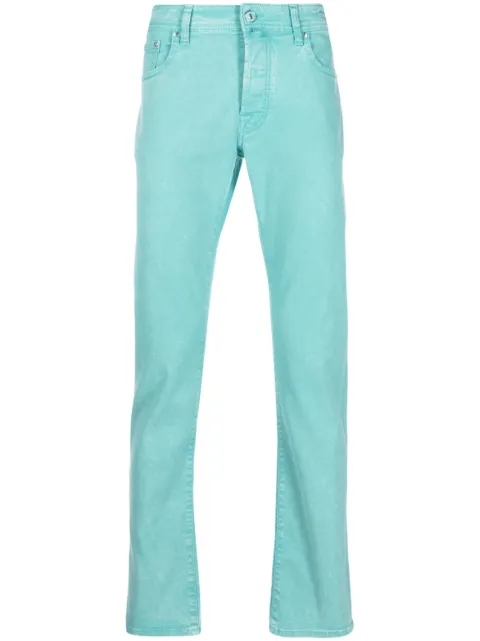 logo-patch slim jeans