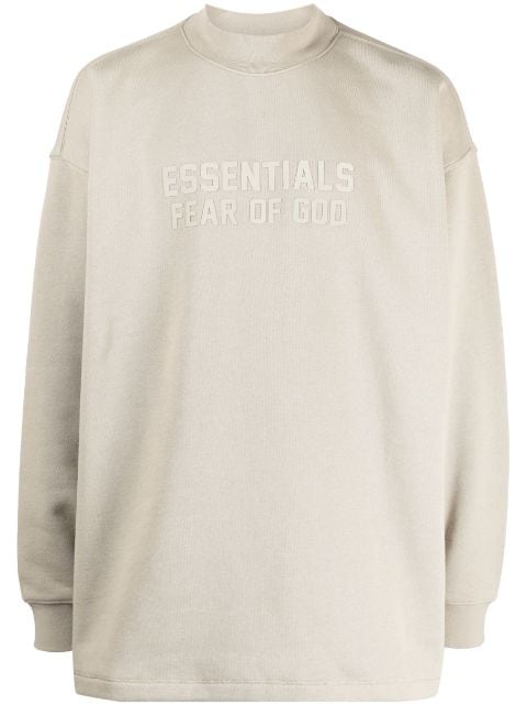 FEAR OF GOD ESSENTIALS - logo-print crewneck sweatshirt