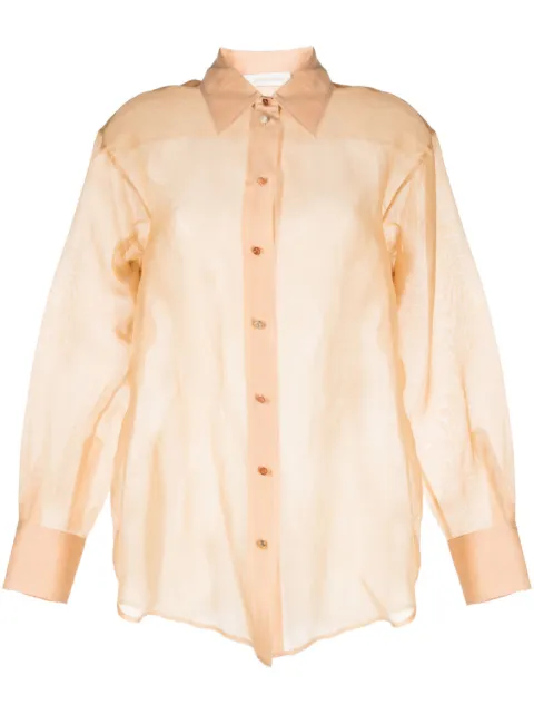Tama semi-sheer shirt