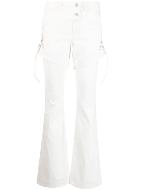 Courrèges straight-leg cotton trousers 