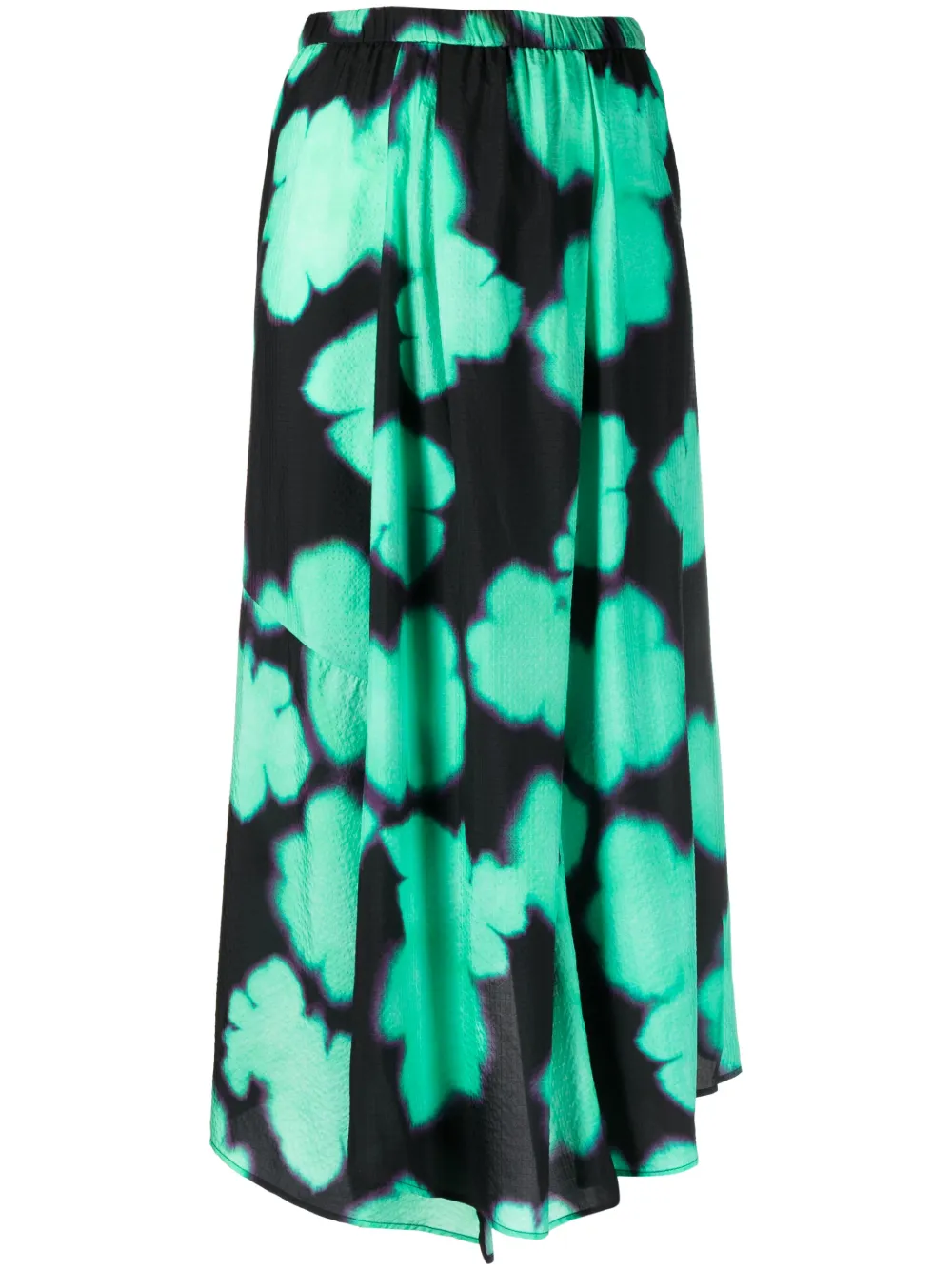 Christian Wijnants abstract-print midi skirt