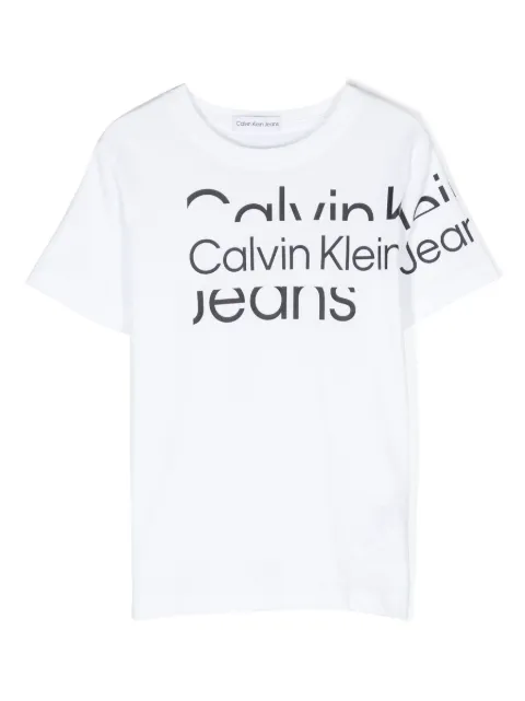 Calvin Klein Kids logo-print cotton T-shirt