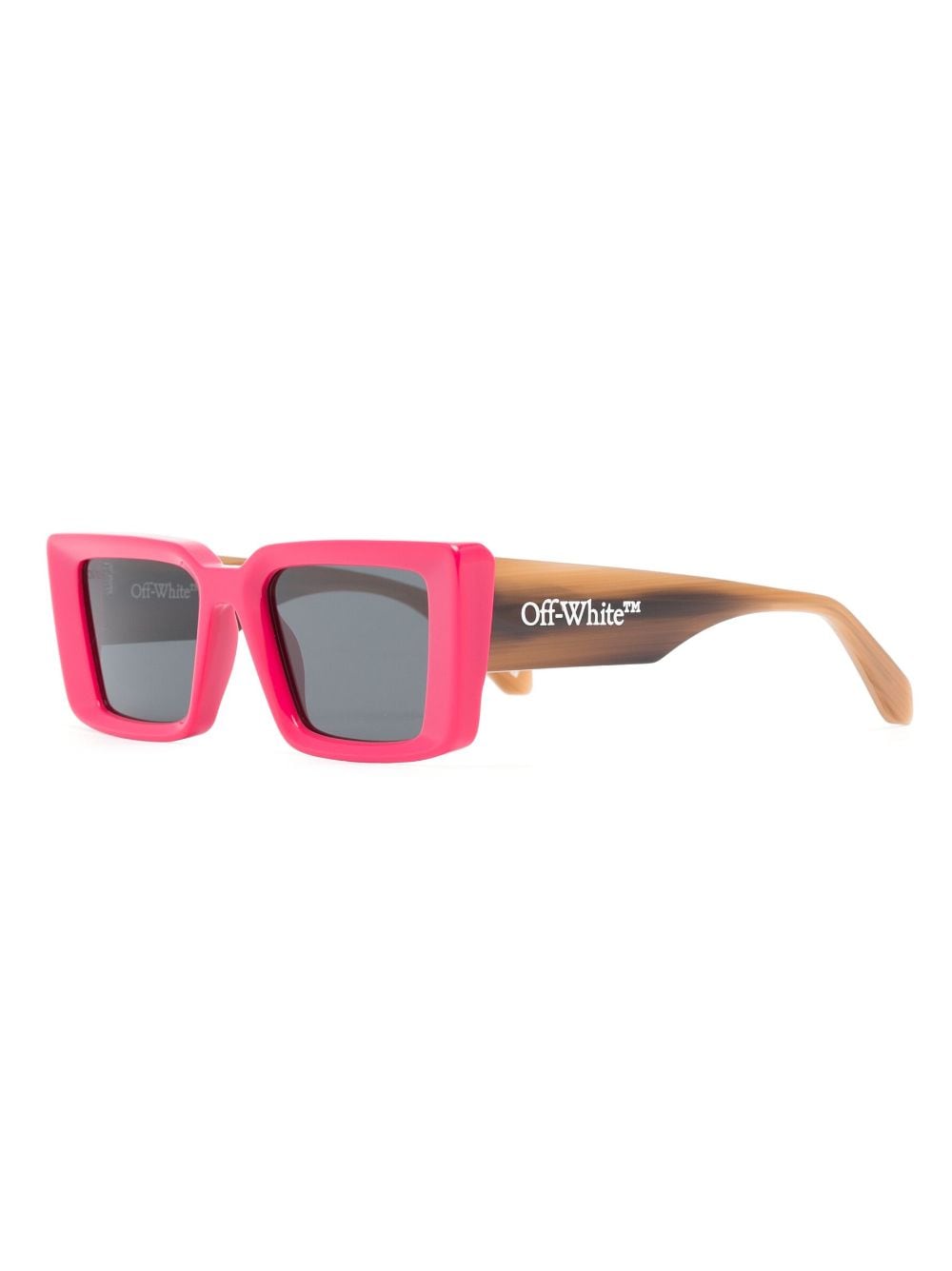 Off-White Savannnah tweekleurige zonnebril - Roze