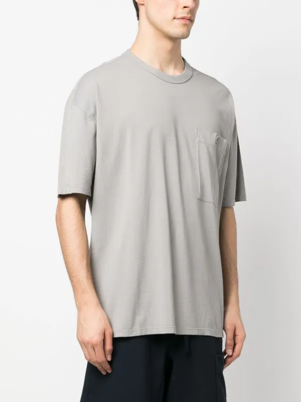 Ten C logo-patch crew-neck T-shirt - Farfetch