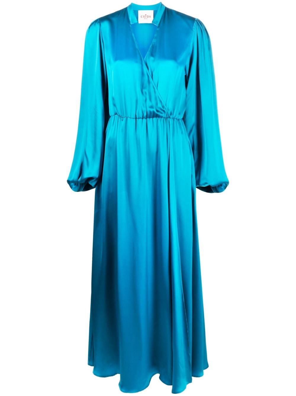 CRIDA Abendkleid mit Satin-Finish - Blau