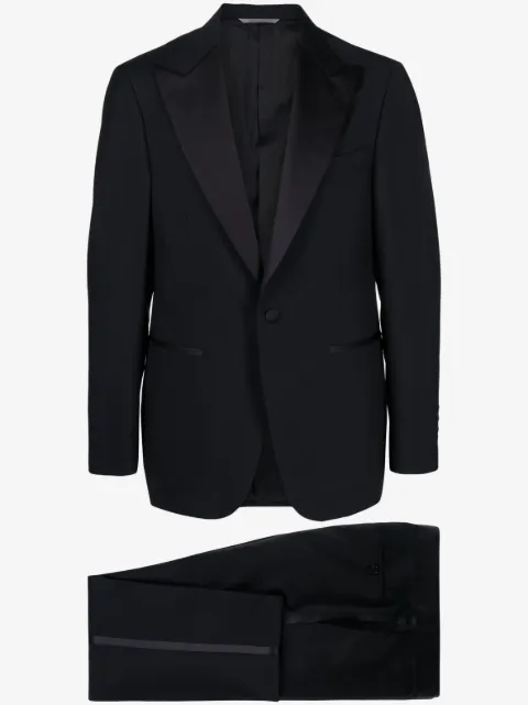 Canali costume à veste à simple boutonnage