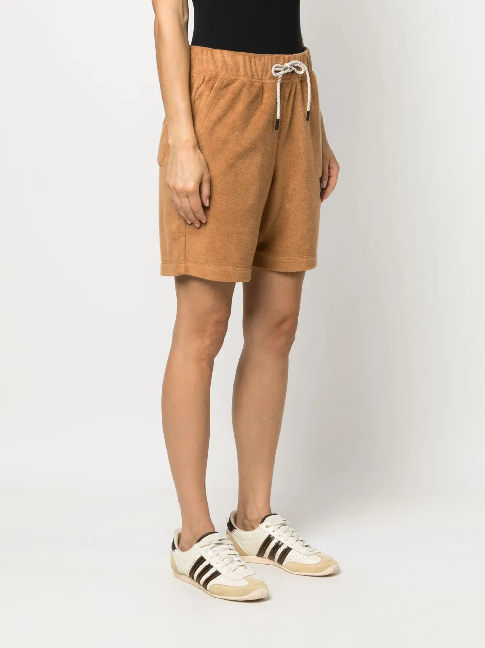  Ugg Logo-print Cotton Shorts - Brown 