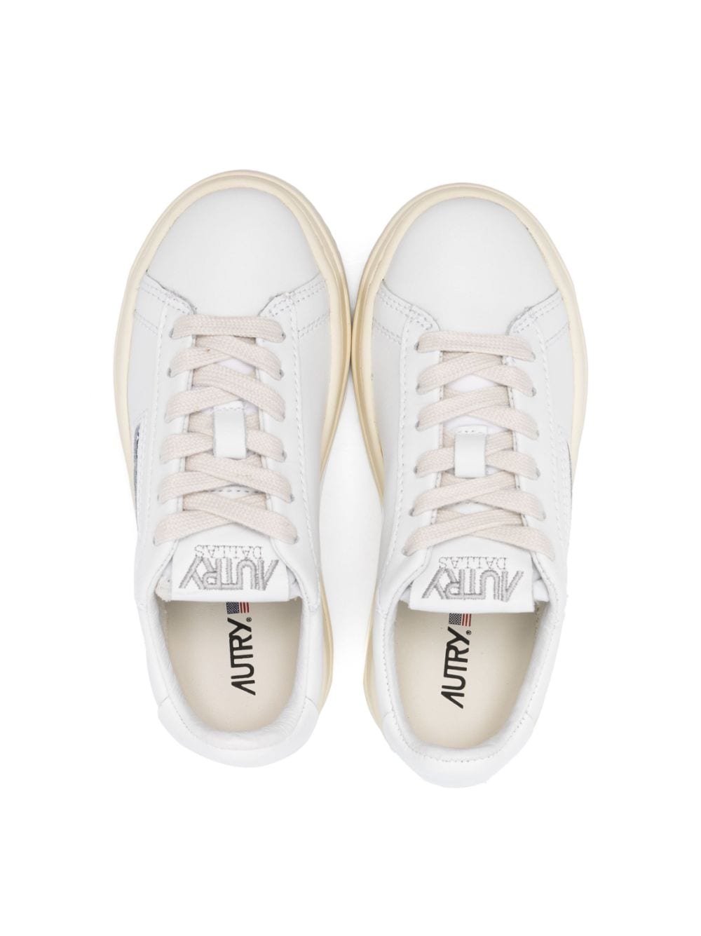 Shop Autry Logo-print Sneakers In White
