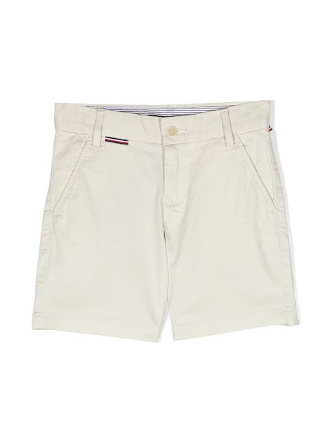 Tommy Hilfiger Junior embroidered-logo chino shorts