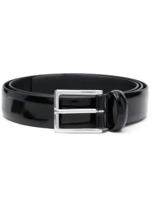 Orciani Leather Buckle Belt | Black | FARFETCH display picture 1