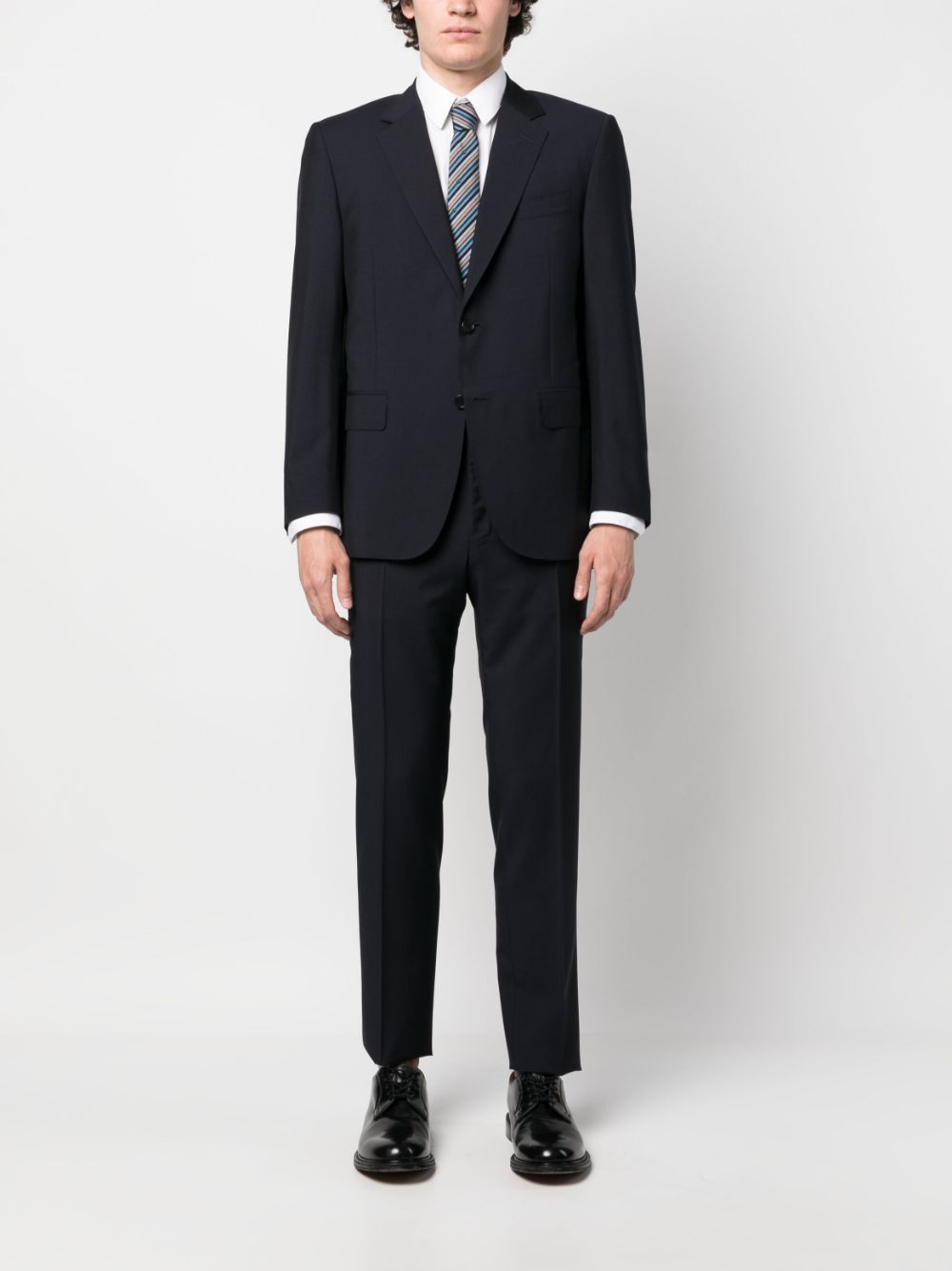 Canali two-piece single-breasted suit - Blauw