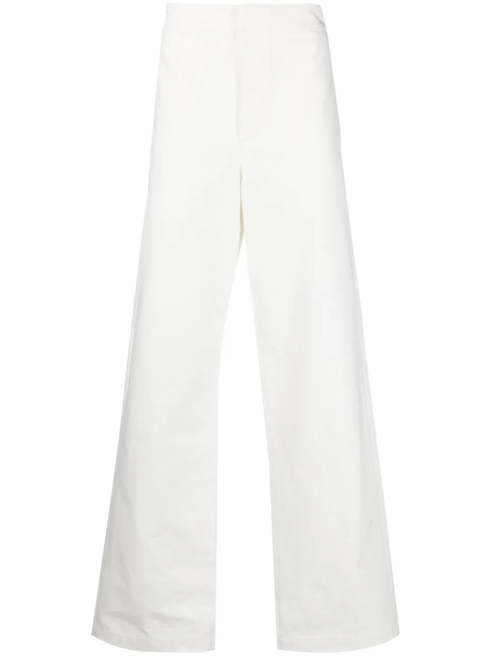 Jil Sander high-waisted straight-leg trousers | White | Image 1
