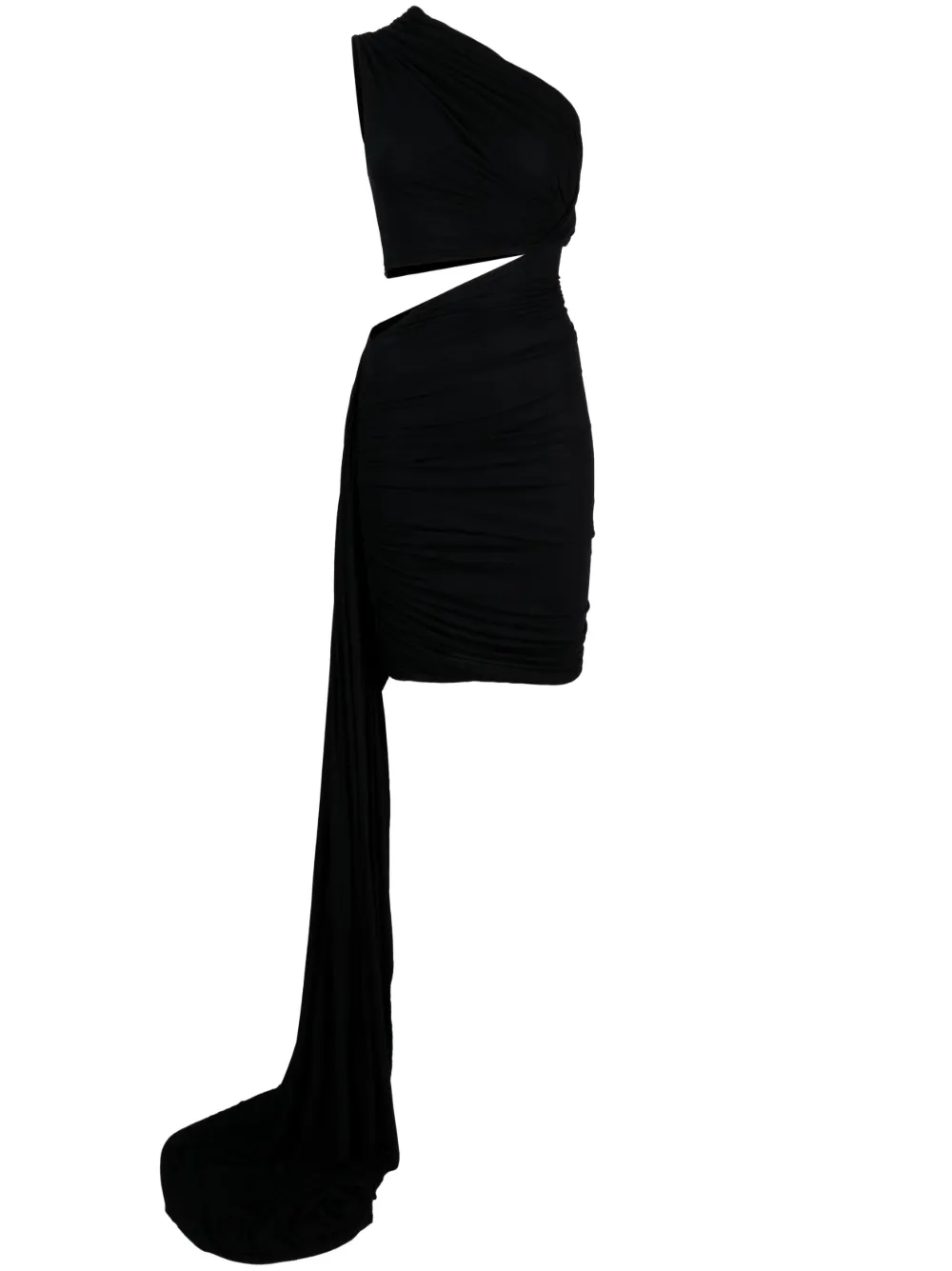 Rick Owens Asymmetric-design Sleeveless Dress In Black