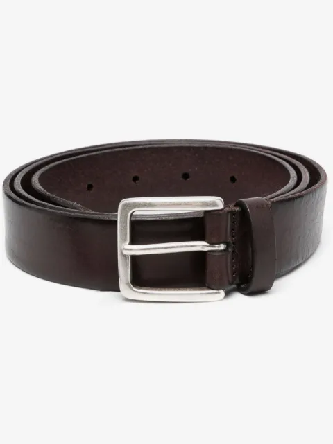 Dell'oglio square-buckle leather belt