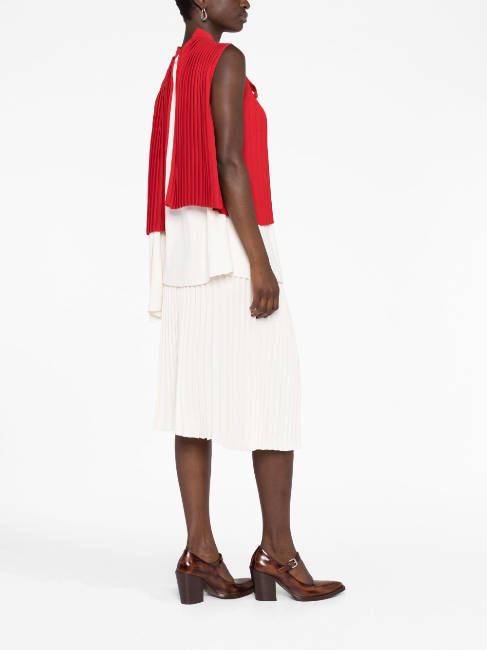 MM6 Maison Margiela pleated sleeveless blouse Women