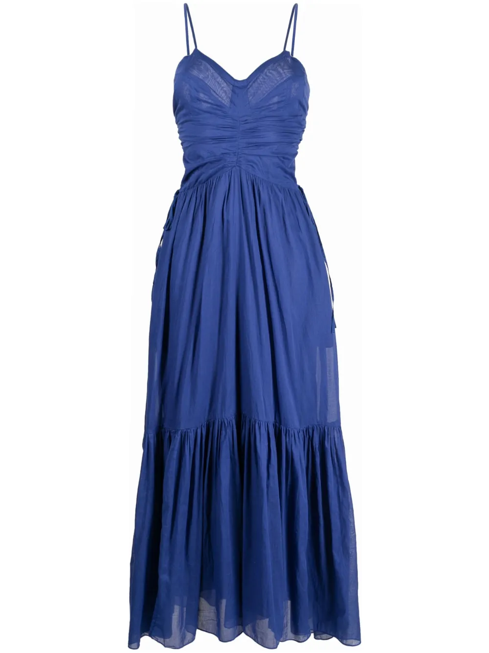 MARANT TOILE Scoop neck Tiered Maxi Dress Farfetch 5-oz-chicken-breast-protein-calories-nutritioneering